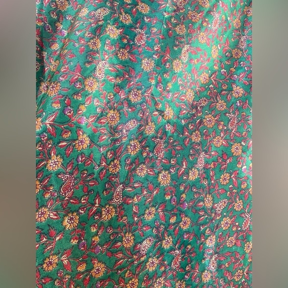 Earthbound Silk Wrap‎ Skirt Paisley - Picture 8 of 9